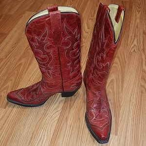 Corral red r1952 cowboy boots